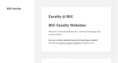 Desktop Screenshot of faculty.bemidjistate.edu